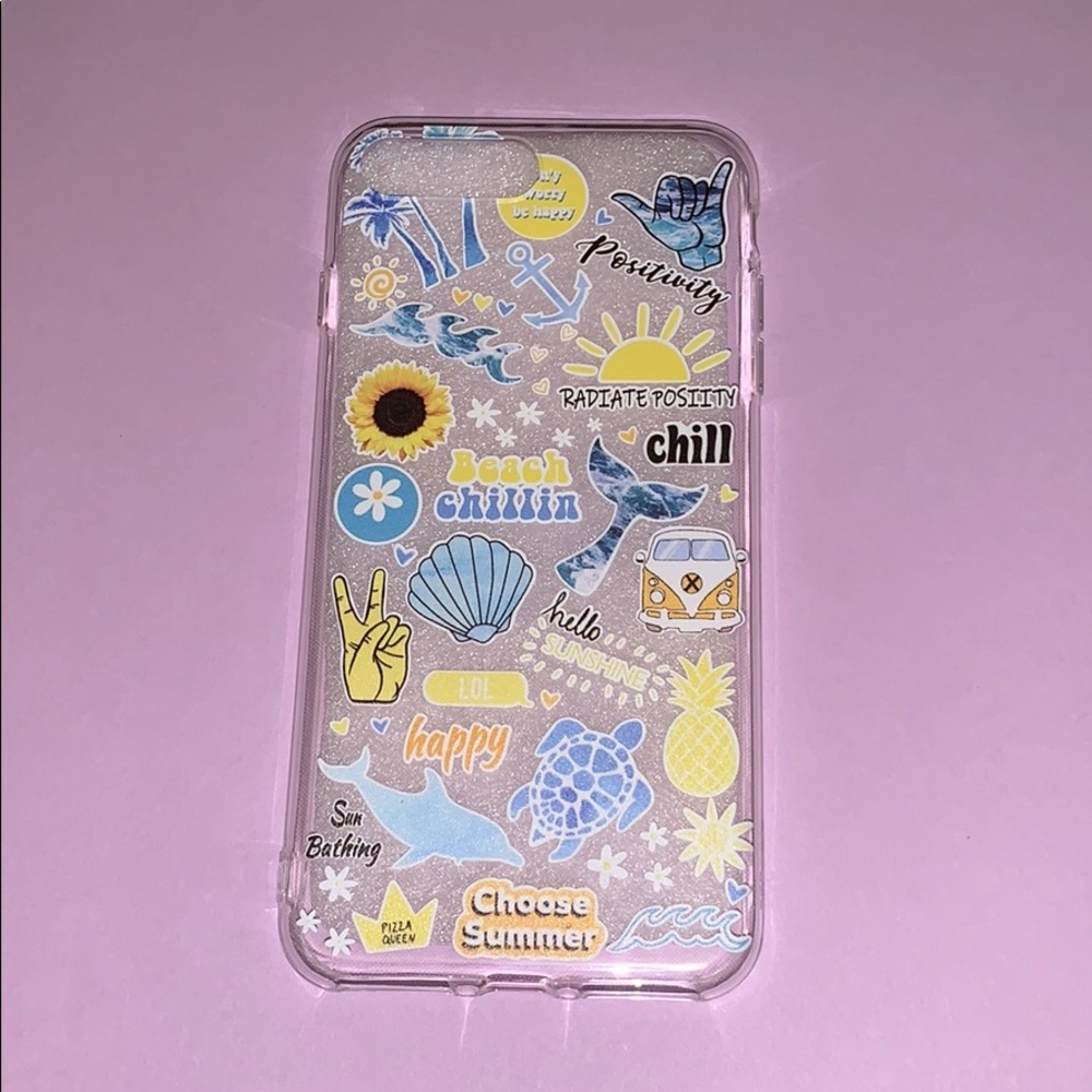 IPhone 8 plus case 🐬✨🌻🌊☀️